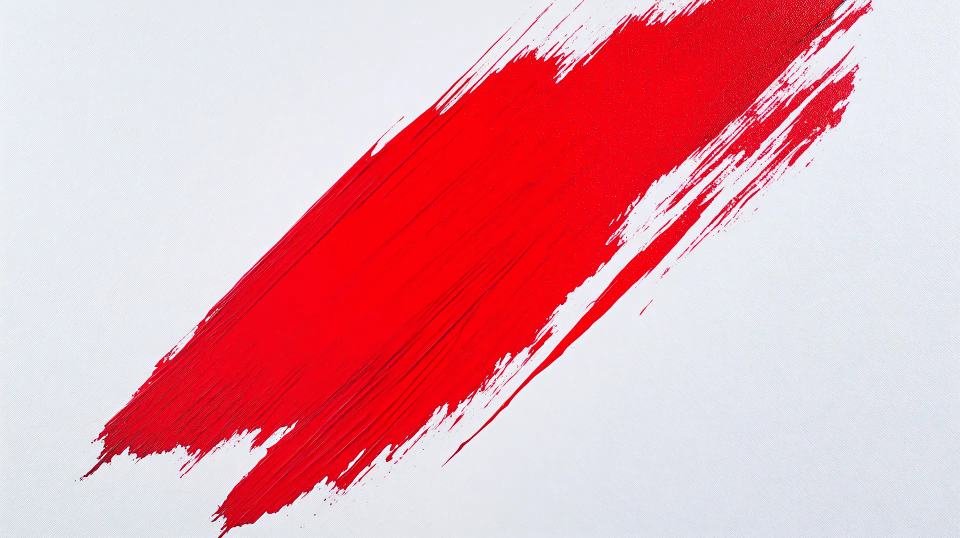 Bold Red Paint Brush Stroke Abstract Wallpaper