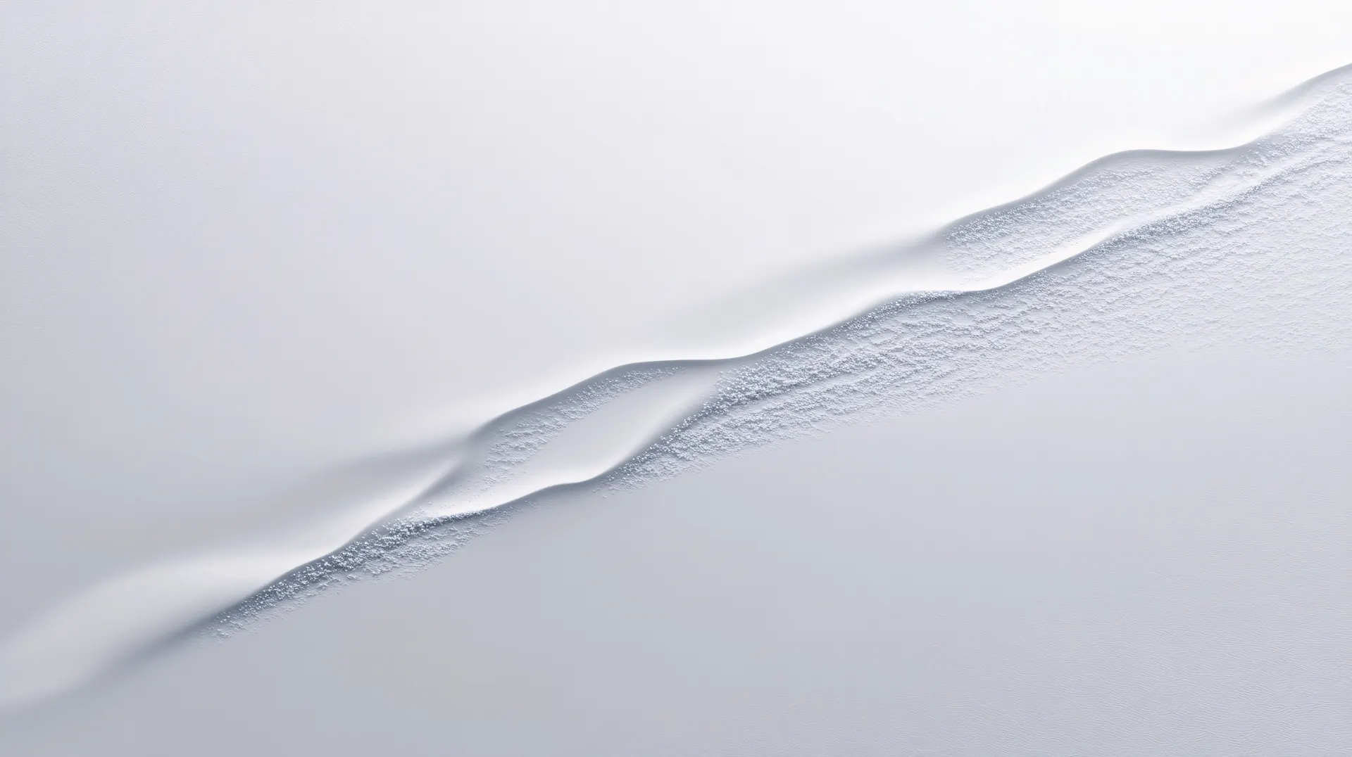 Minimalist White Snowdrift Texture Wallpaper