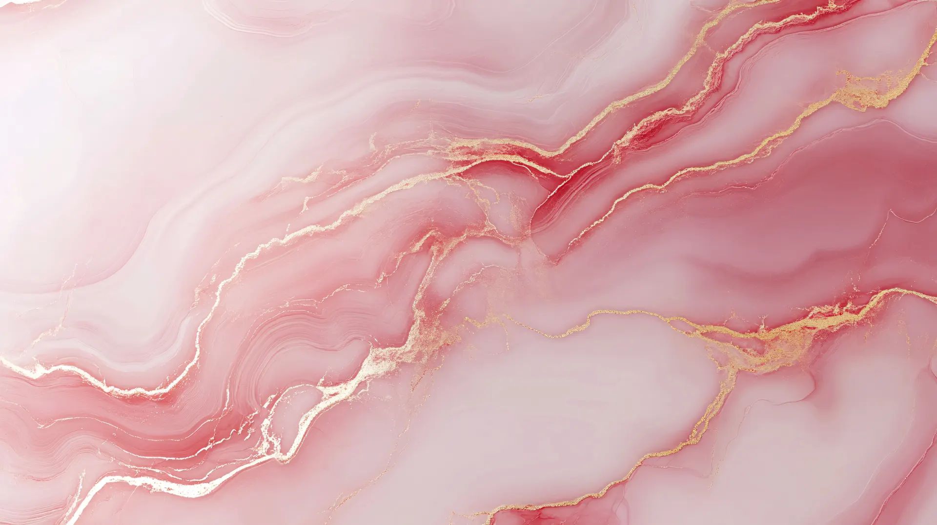 Pink and Gold Marble Abstract Wallpaper