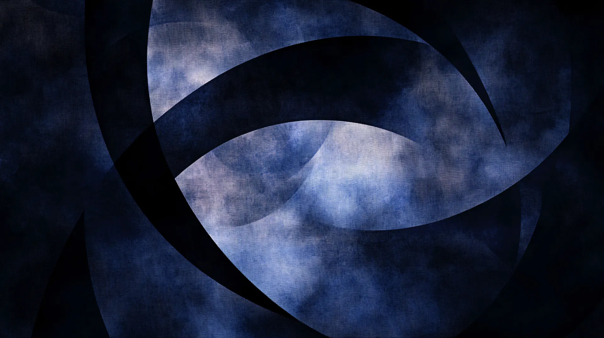 Dark Blue Geometric Ribbon Abstract Wallpaper