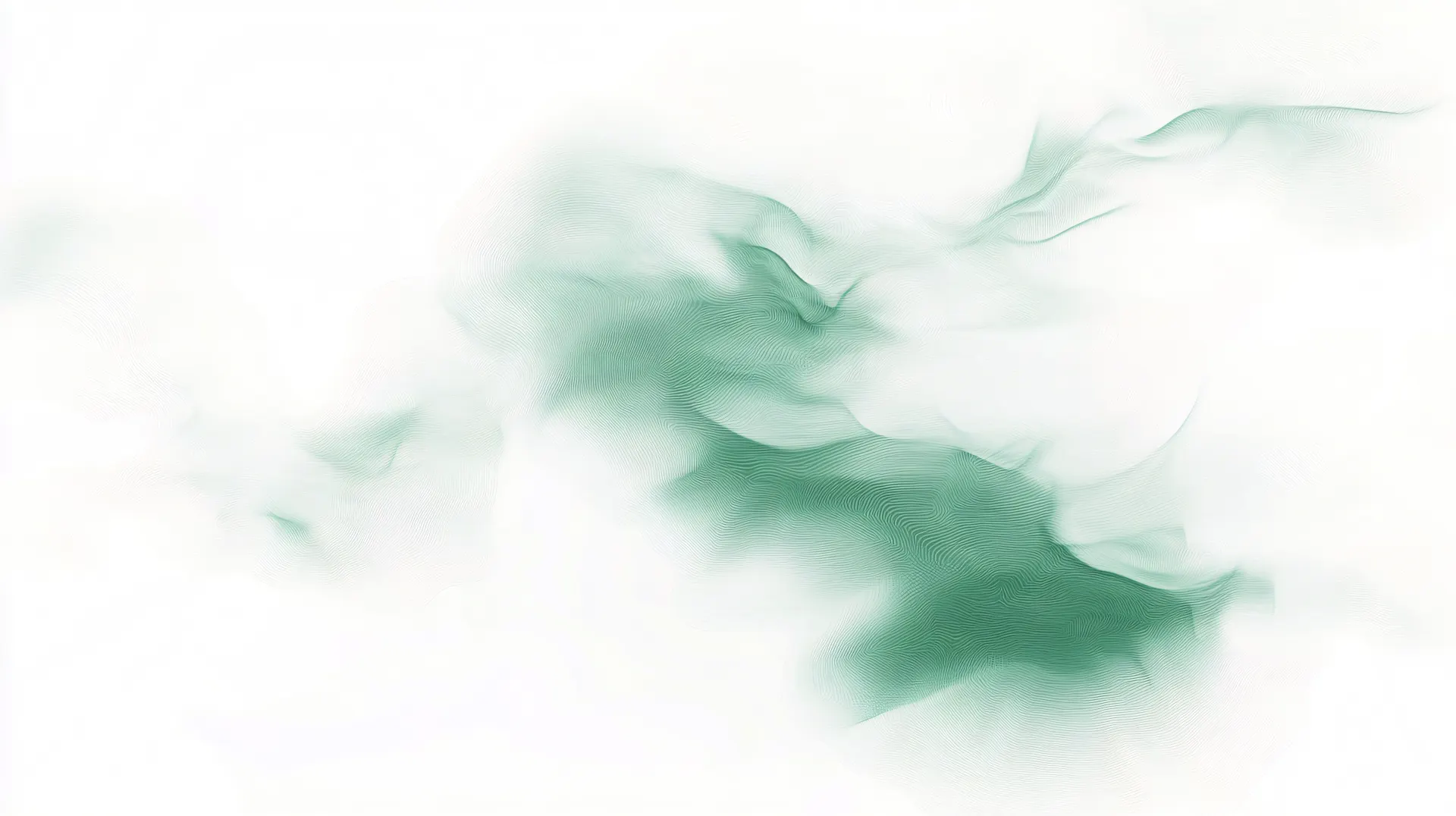 Flowing Green Mist Abstract Wallpaper