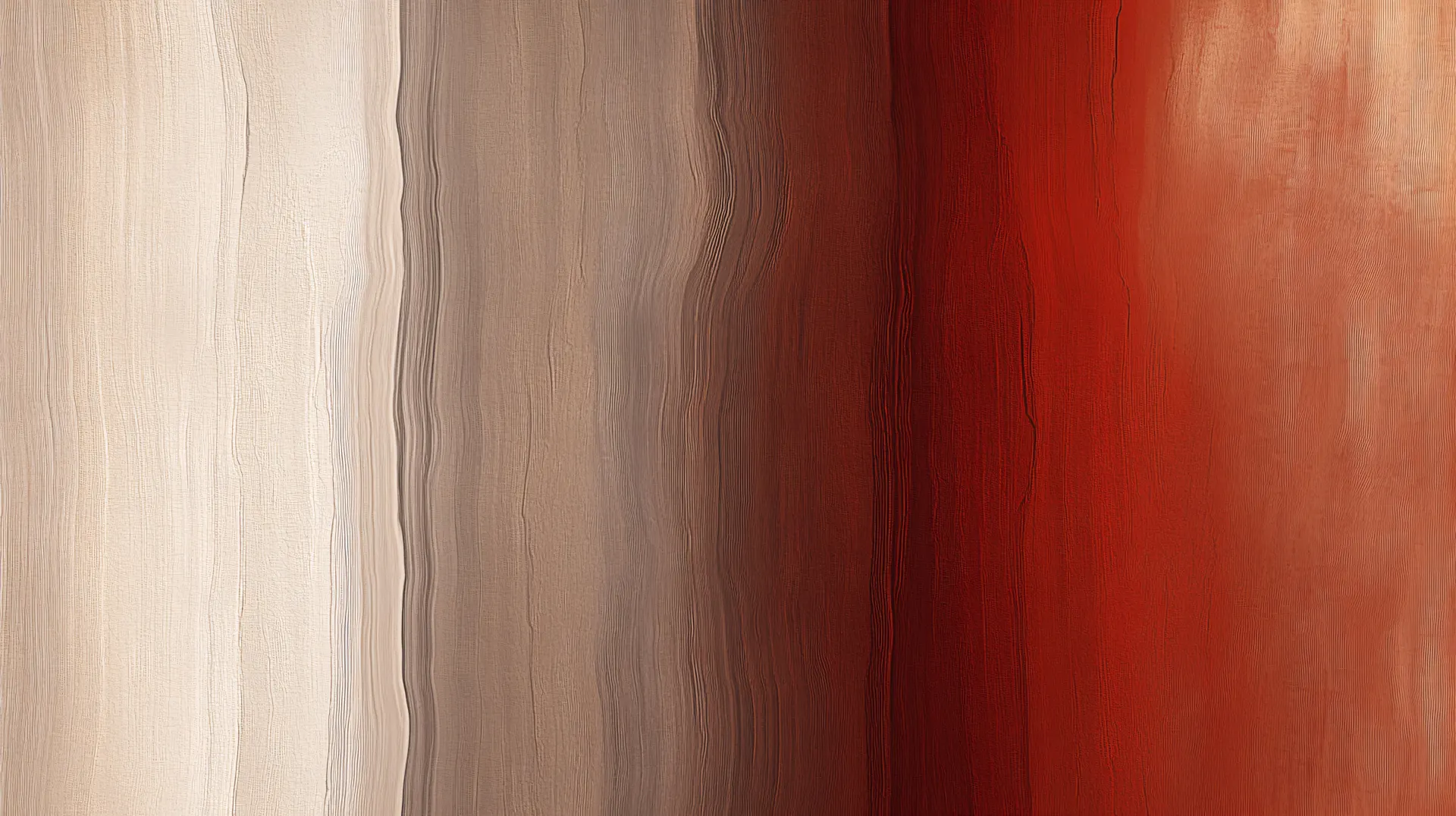 Warm Neutral and Red Textured Waves Abstract Wallpaper