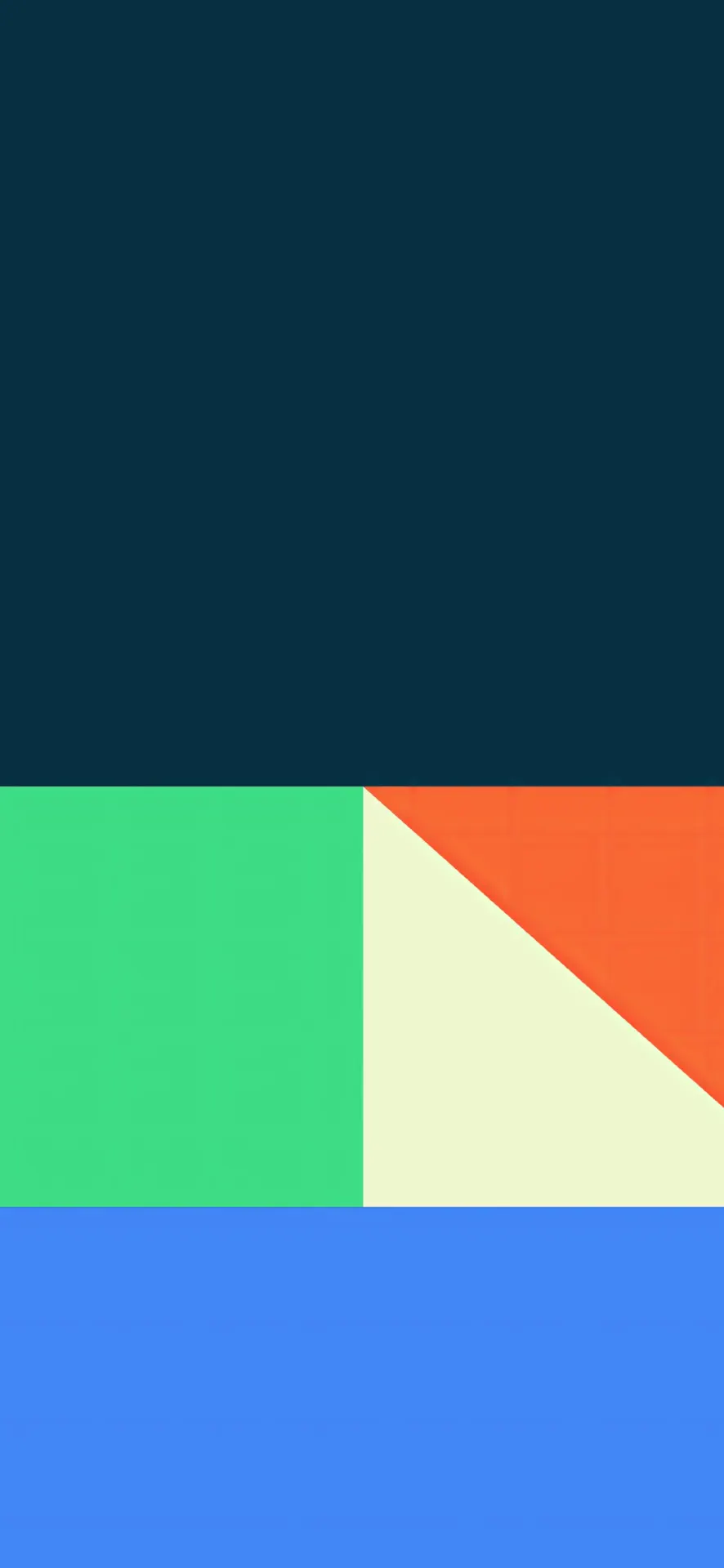 Color Block Geometric Abstract Wallpaper