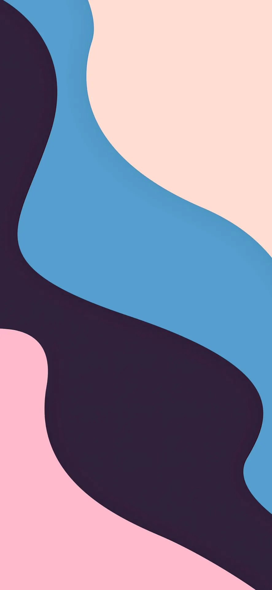 Color Block Geometric Abstract Wallpaper