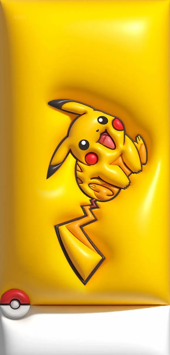 Pikachu Lightning Pose Pokémon Wallpaper