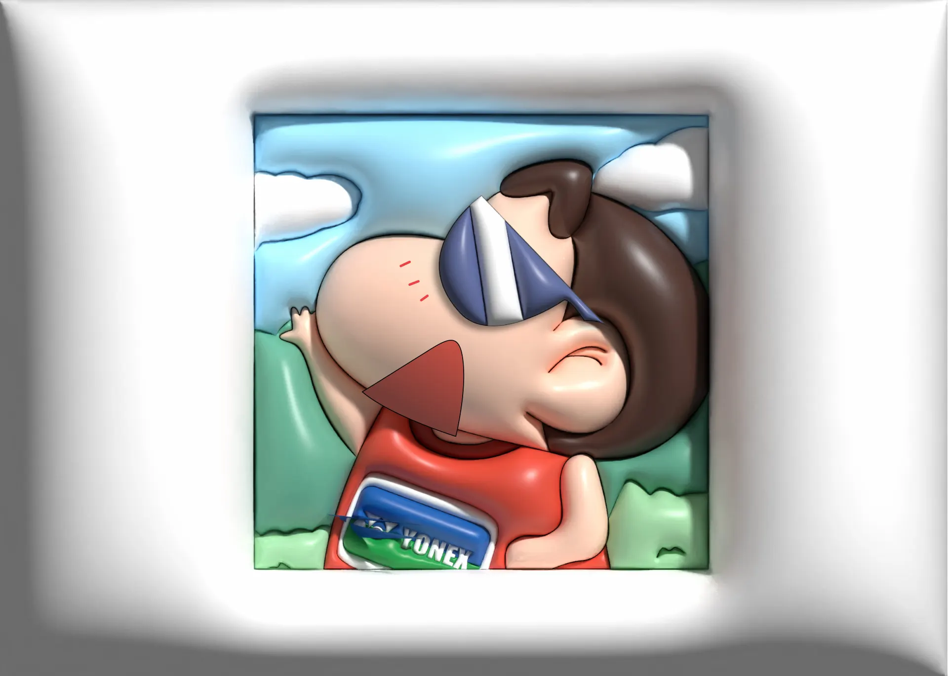 Shin-chan Sleeping Cartoon Wallpaper
