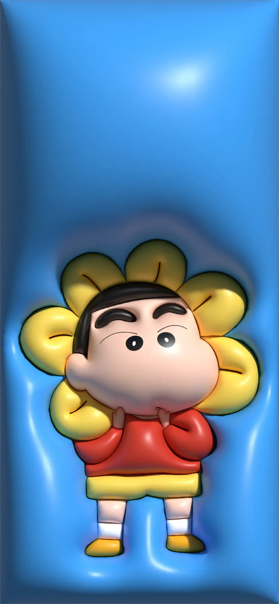 Crayon Shin-chan Sunflower Costume Wallpaper