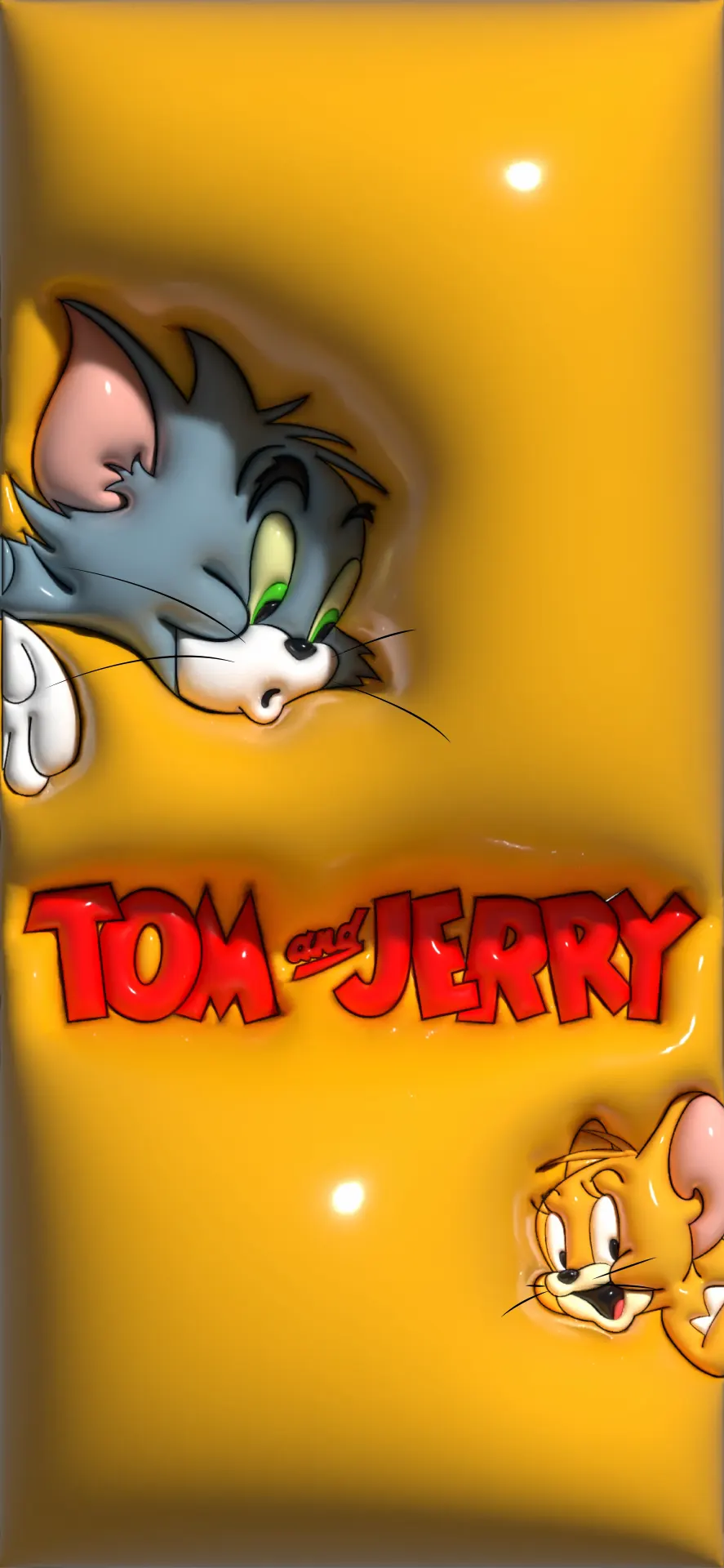 Tom and Jerry Peeking Corners 3-in-1 Wallpaper Pack