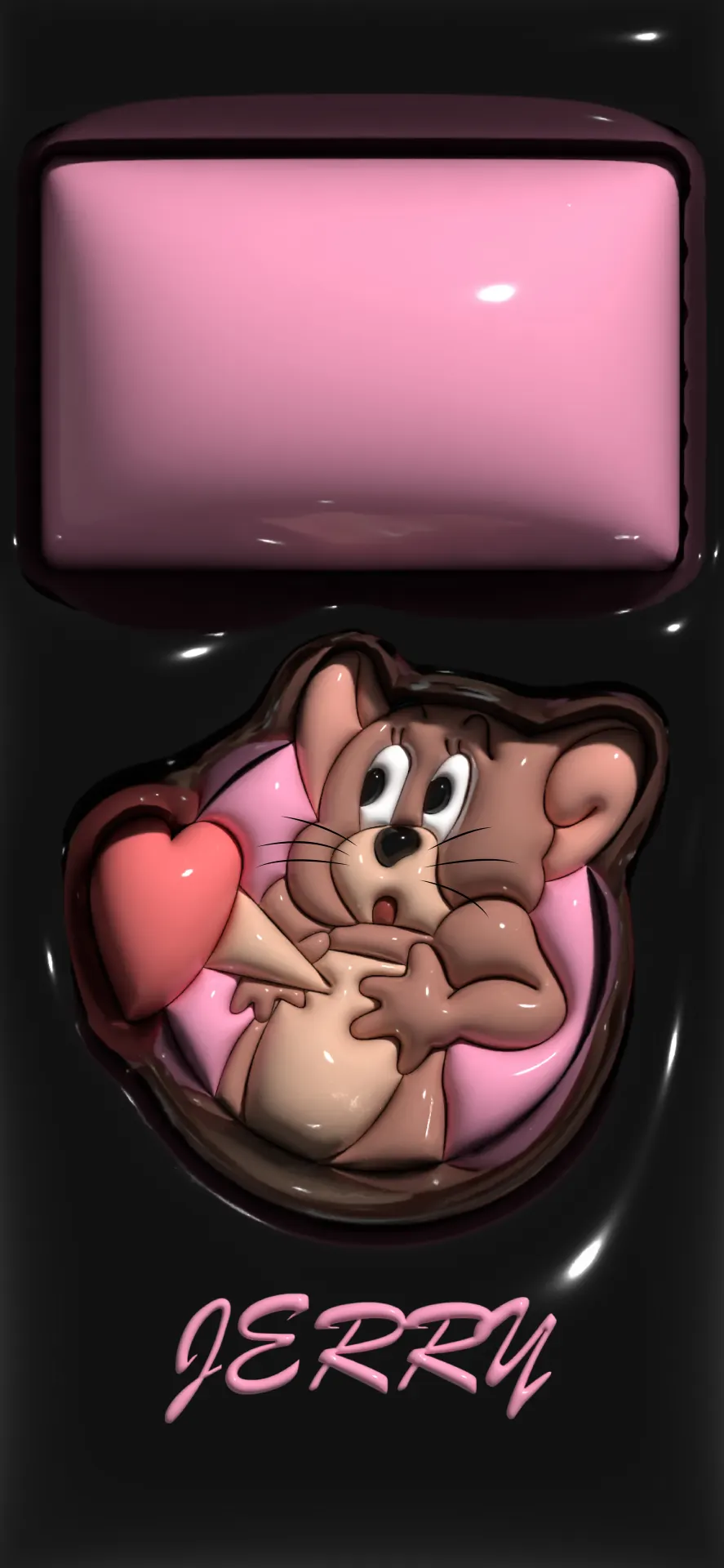 Heart Beating Tom and Jerry Wallpaper
