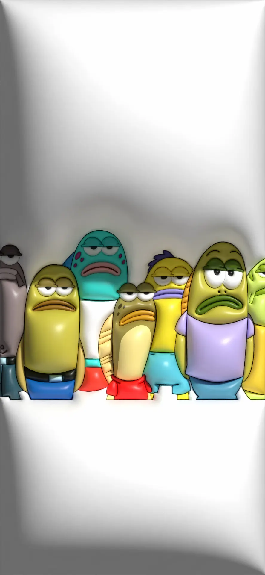 SpongeBob SquarePants Characters Cartoon Wallpaper